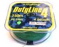 Шнур DutyLine4 0.26mm col. Green 150m Из Я Поймал