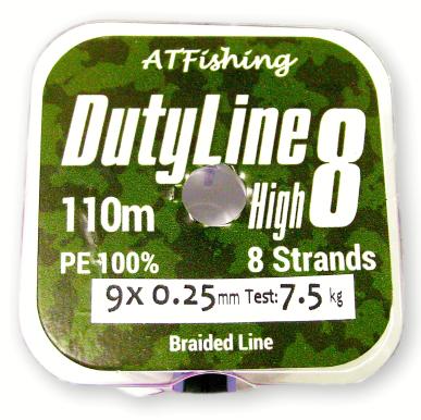 Шнур DutyLine Super 9 0,25мм 7,5кг Из Я Поймал