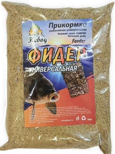 Прикормка Универсальная Чёрная Невод FEEDER  Из&nbsp;Я Поймал