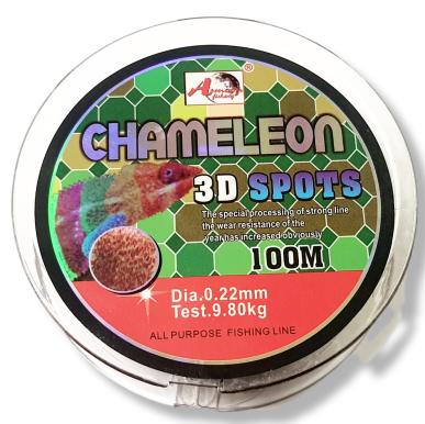 Леска 3D 0.20 (0.235мм) Chameleon GREEN  Из Я Поймал